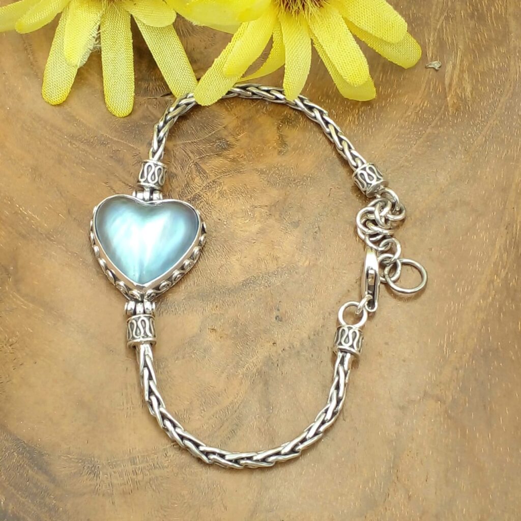 Gelang Perak Mutiara Mabe