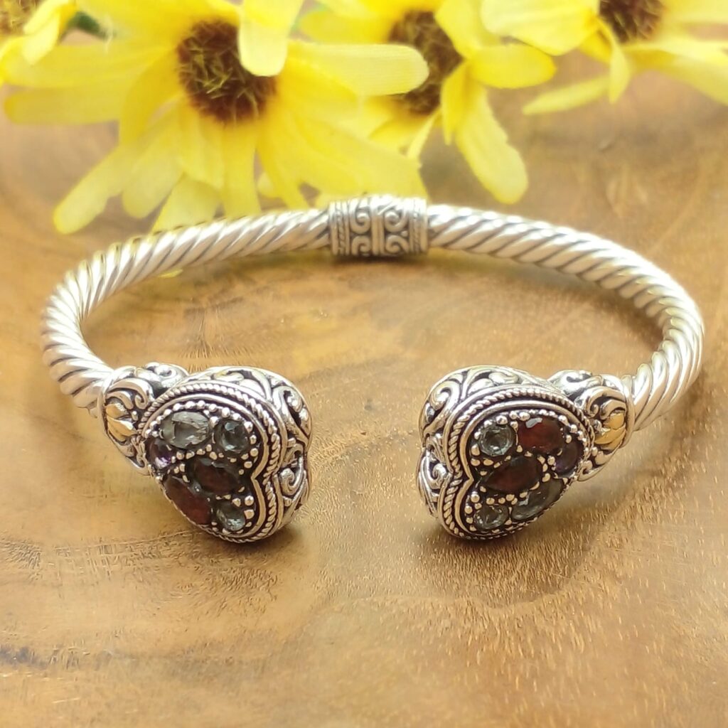 Gelang Perak Cable Permata