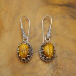 Anting Perak Bali Permata