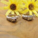 Anting Tusuk Perak Permata