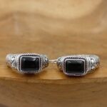 Anting Tusuk Perak Permata