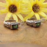 Anting Tusuk Perak Permata