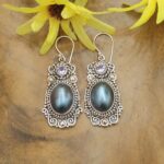 Anting Perak Bali Mutiara Mabe