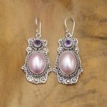 Anting Perak Bali Mutiara Mabe