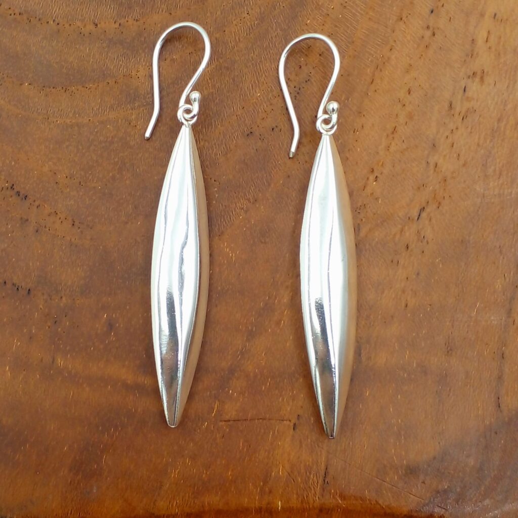 Anting Perak Plain Markis