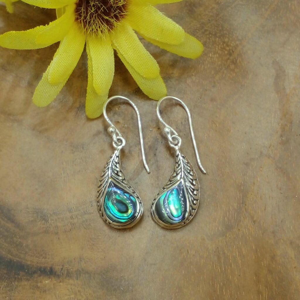 Anting Kerang Perak Bali