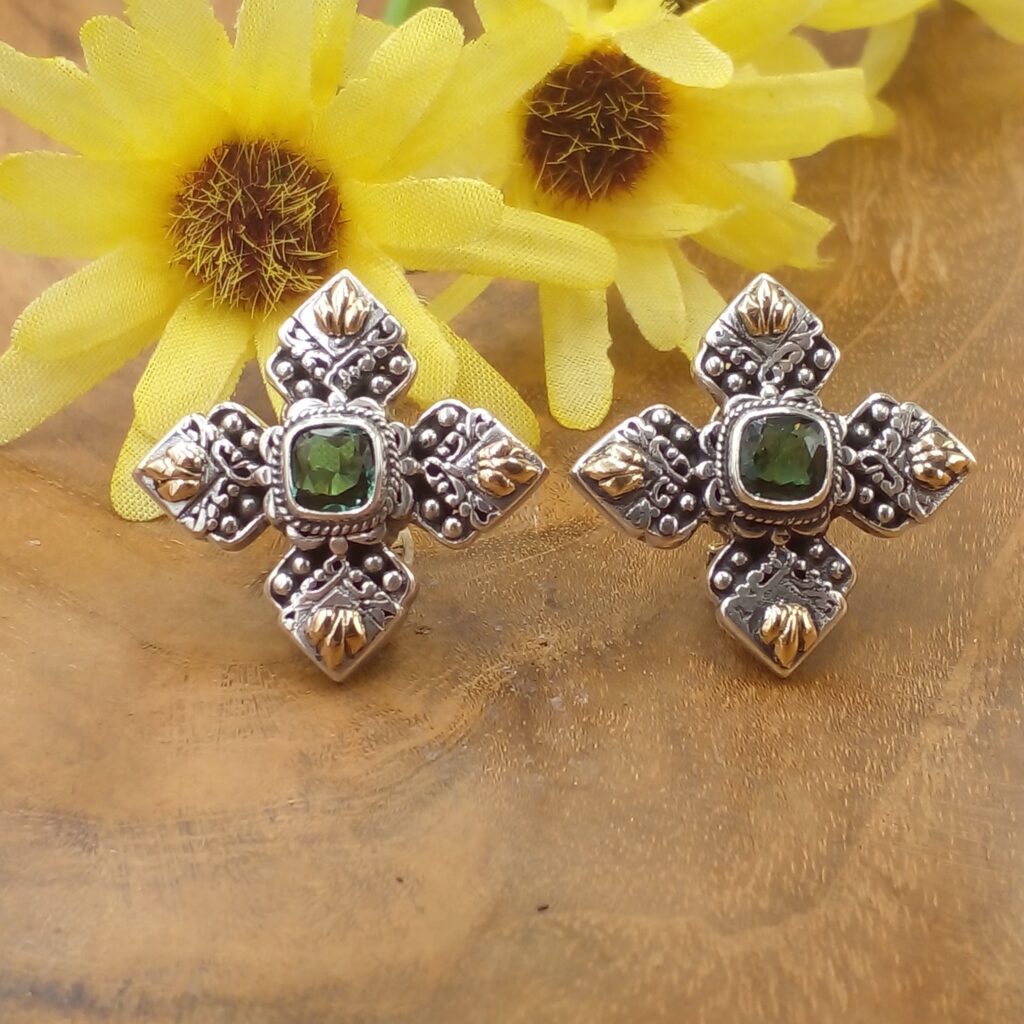 Anting Tusuk Klip Perak