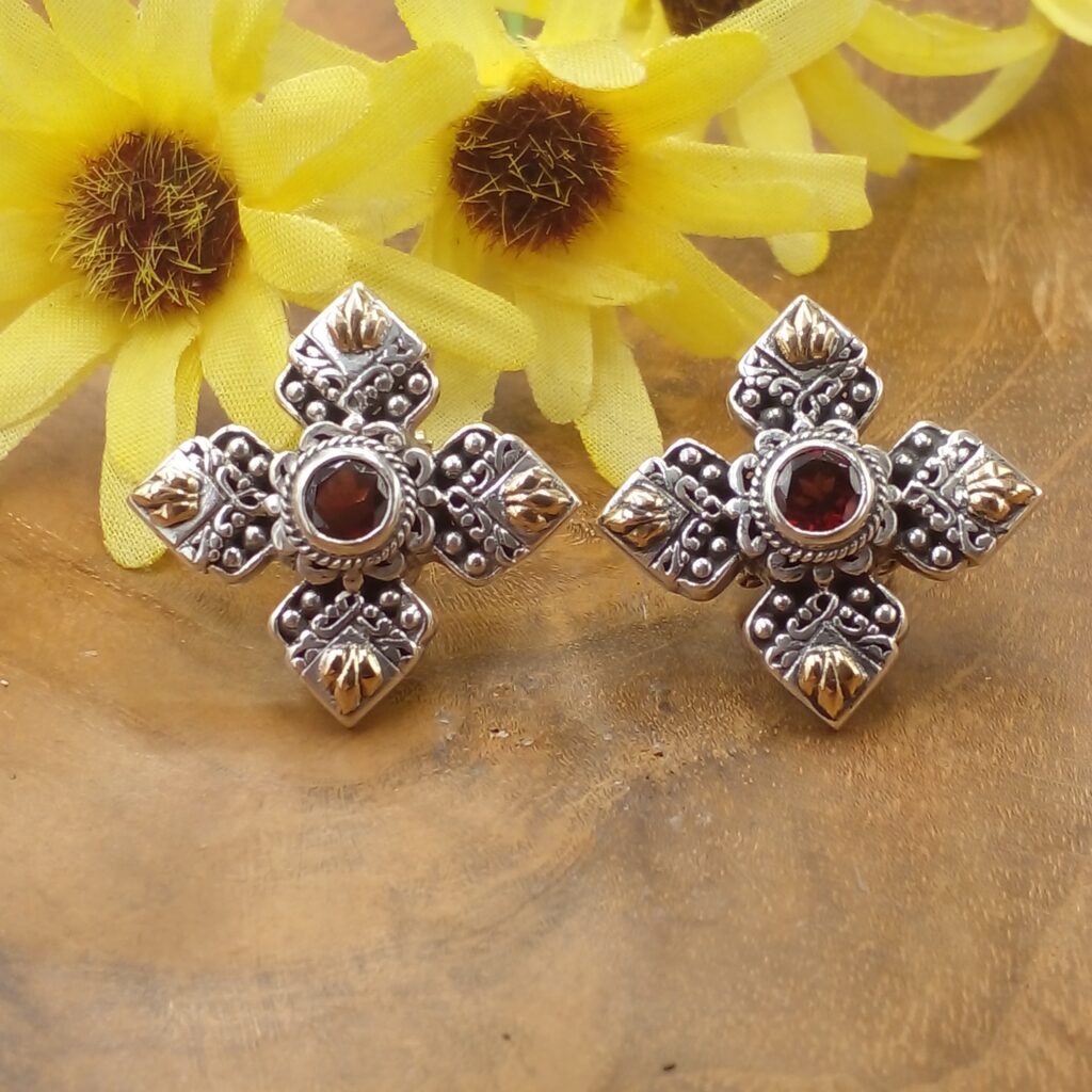 Anting Tusuk Klip Perak