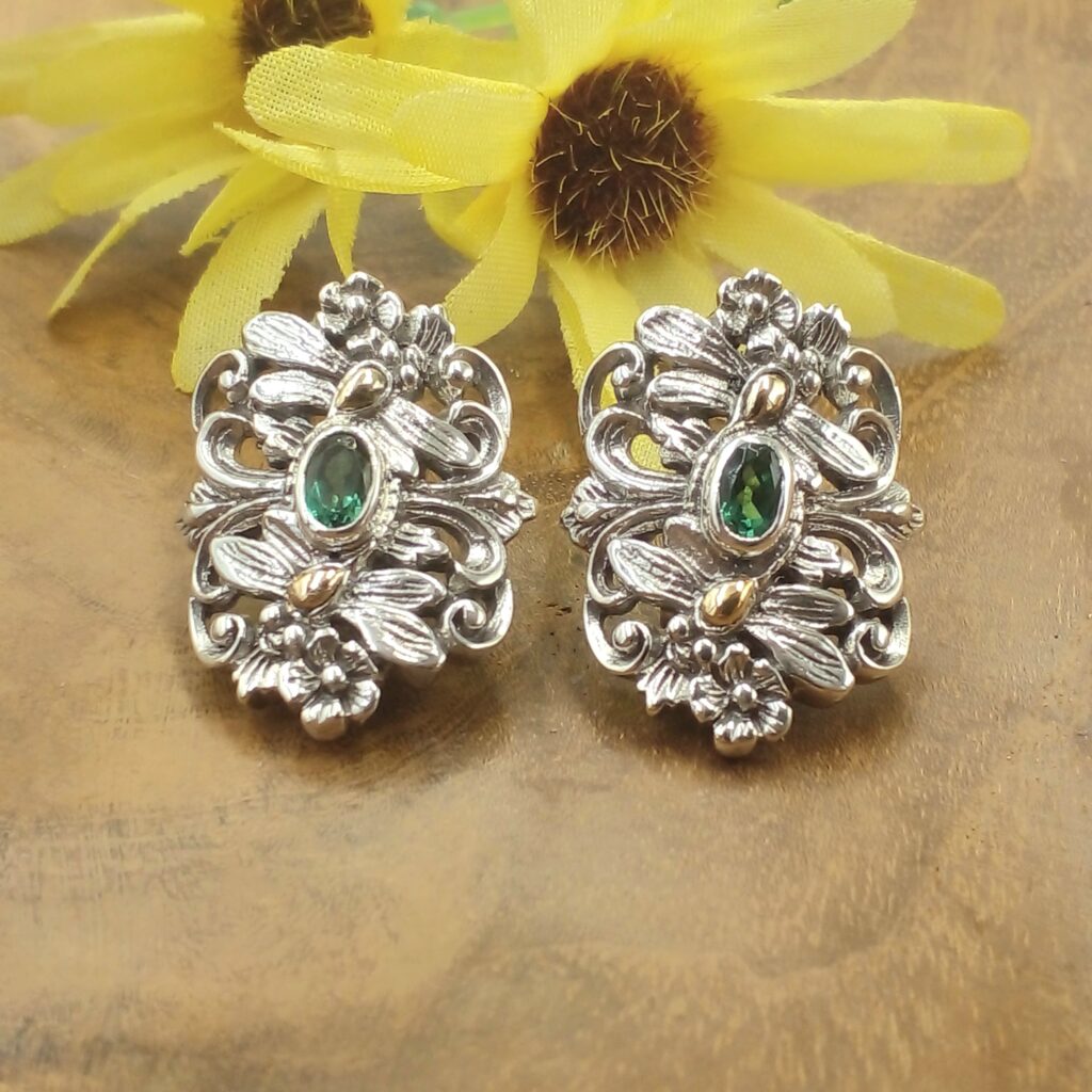 Anting Tusuk Klip Perak