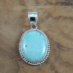 Liontin Perak Larimar Mix