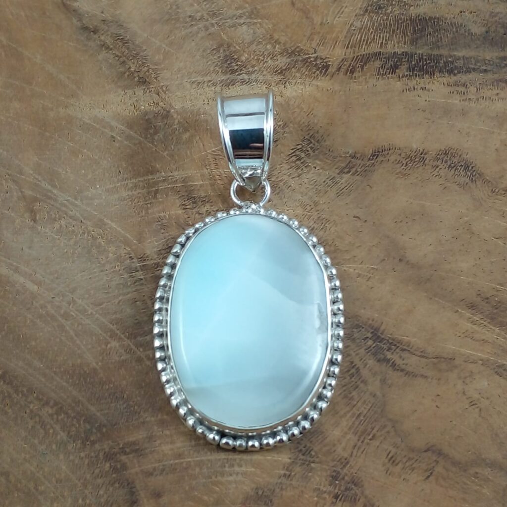 Liontin Perak Larimar Mix