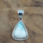 Liontin Perak Larimar Mix