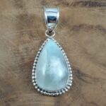 Liontin Perak Larimar Mix