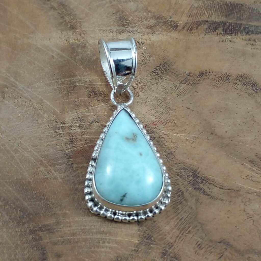 Liontin Perak Larimar Mix