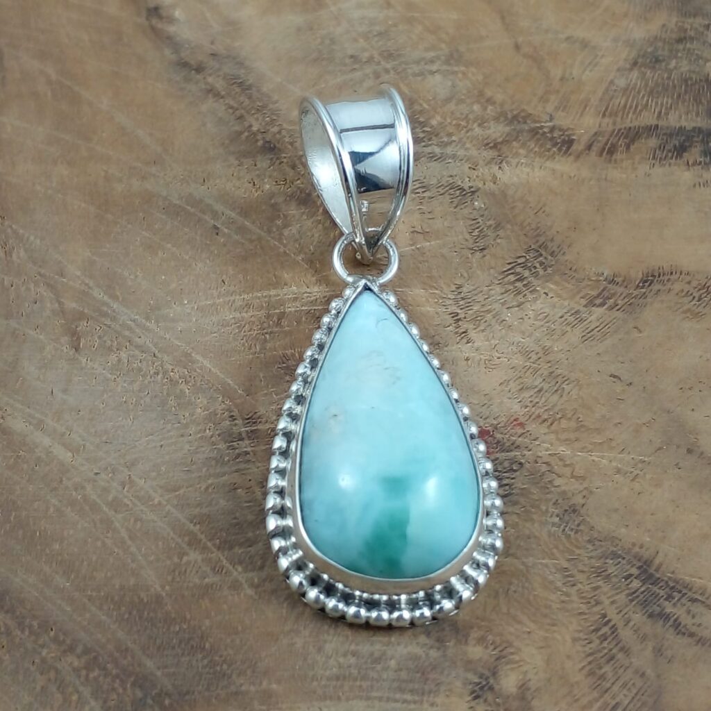 Liontin Perak Larimar Mix