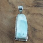 Liontin Perak Larimar Mix