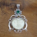 Liontin Perak Ukiran Bali