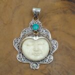 Liontin Perak Ukiran Bali