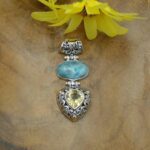 Liontin Perak Bali Permata