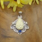 Liontin Perak Ukiran Bali