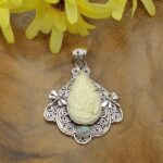 Liontin Perak Ukiran Bali